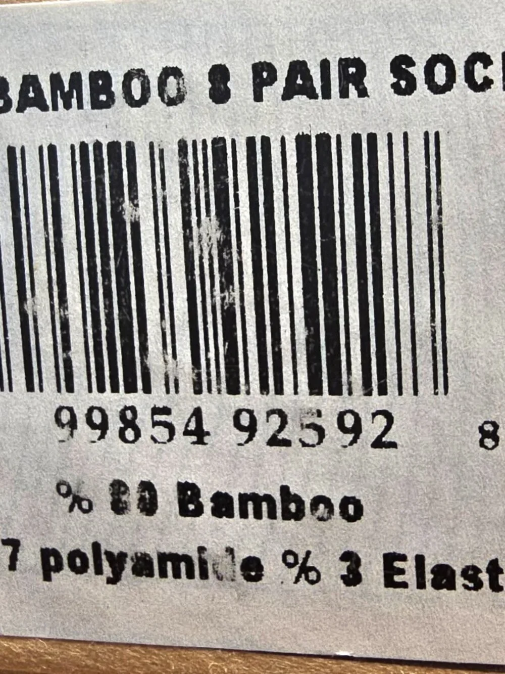 Bambooven men socks